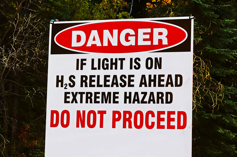 Hydrogen Sulfide Training for Sign Reading Danger