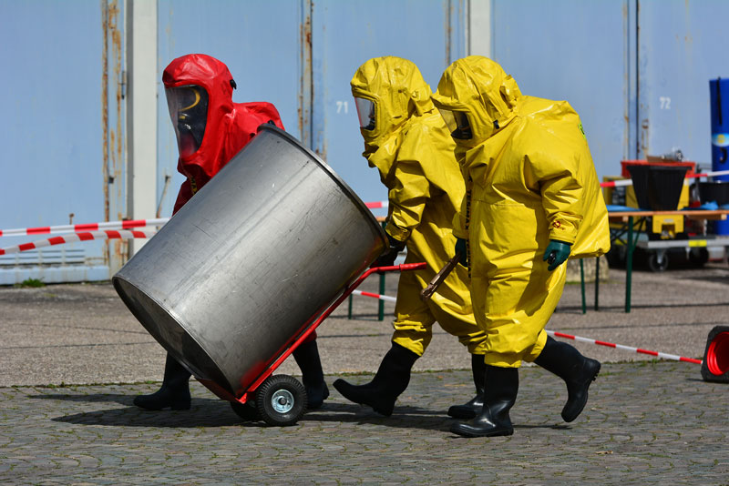 People in Hazmat Suits for HAZWOPER Certification in New Jersey
