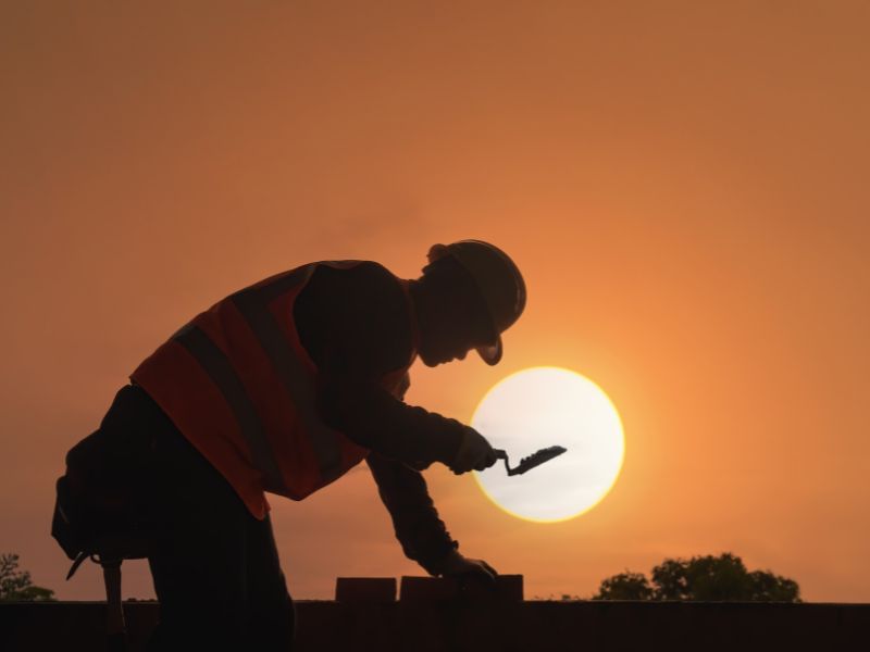 Man at sun down for 40-hour HAZWOPER certification in Minnesota